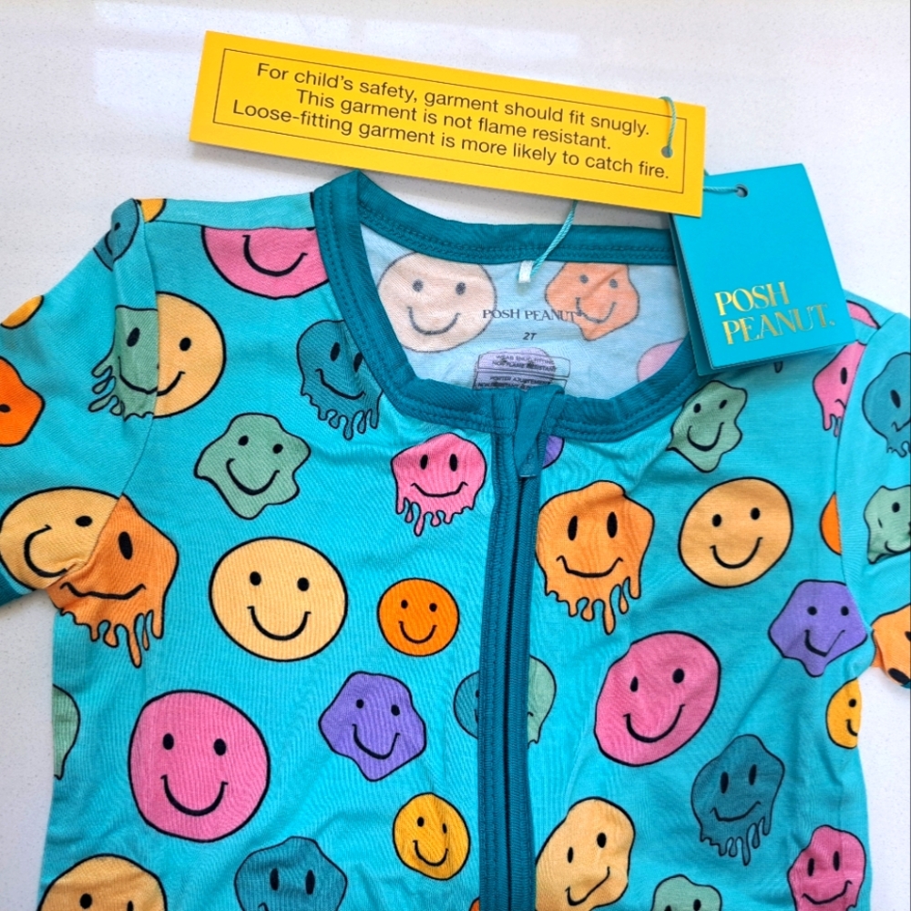 SMILEYs Print Baby Romper, ONESIE, NwT, 2T
